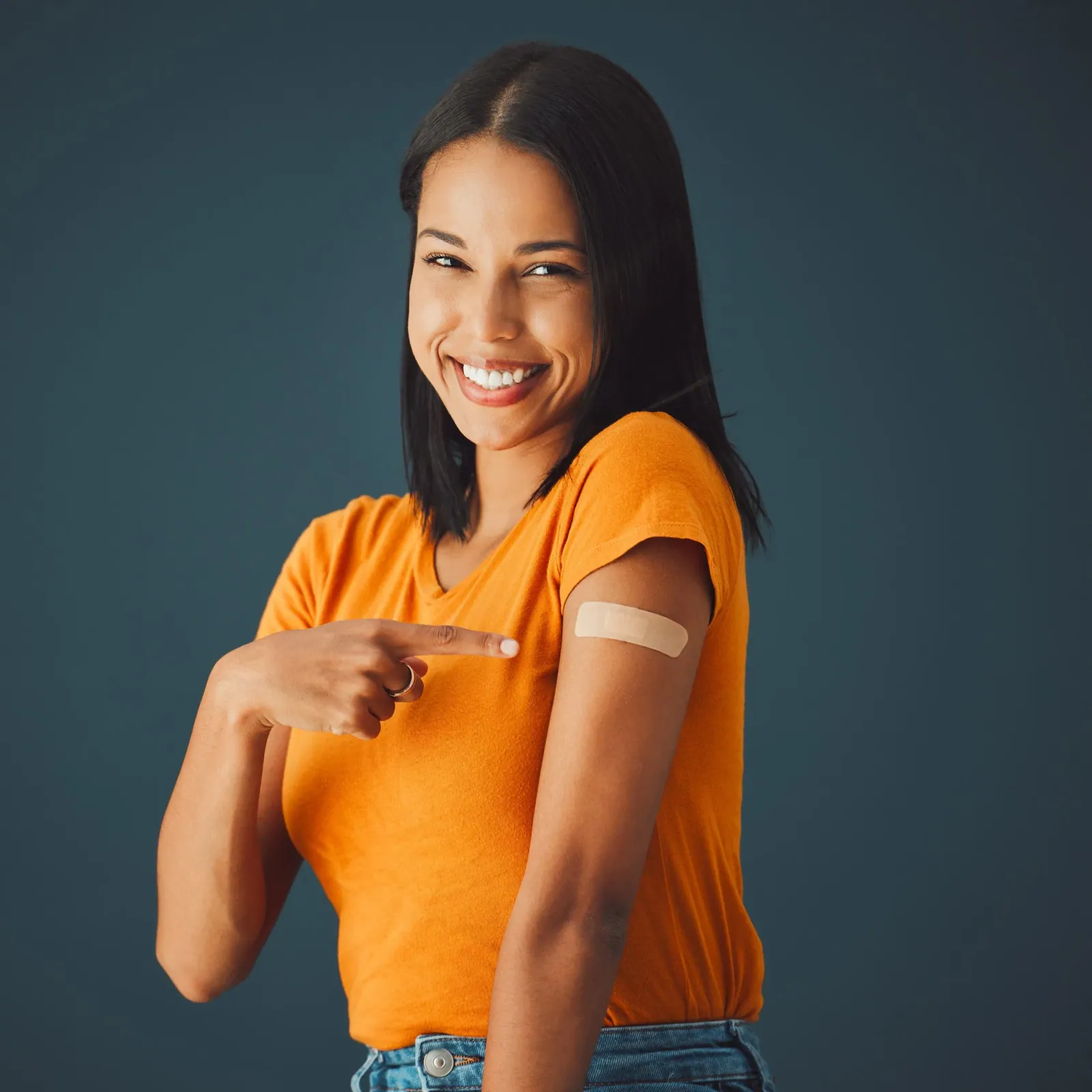 Sponsored social post: flu season, book your jab online