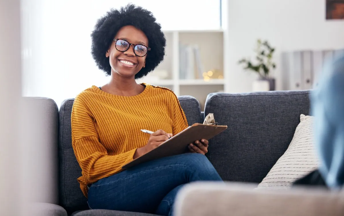 Anchor Psychology social post: take the first step and book a confidential session online
