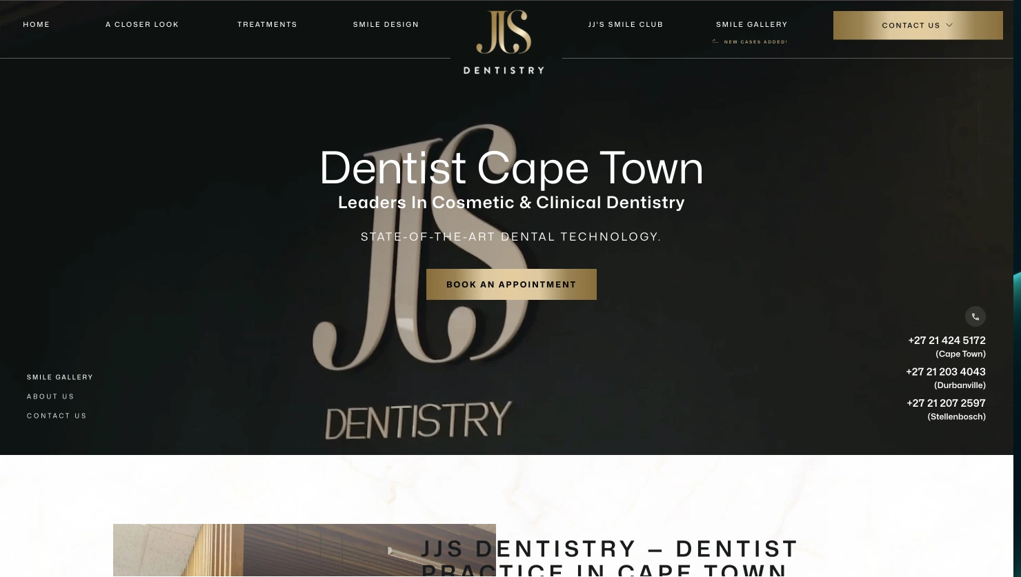 A dental website by Avily