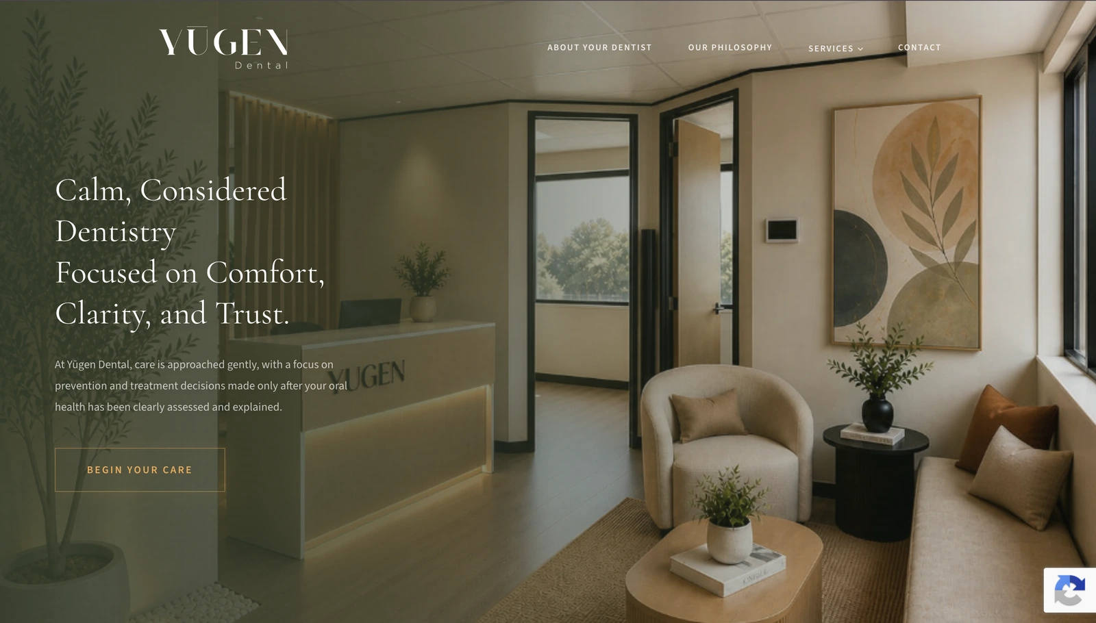 A dental website by Avily